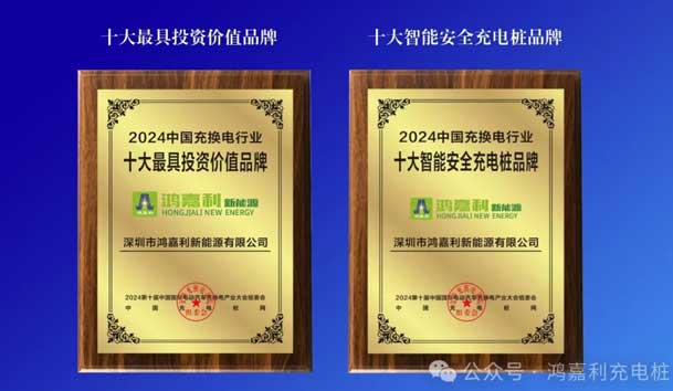 匠心致遠(yuǎn)，載譽前行：2024年鴻嘉利新能源榮獲充換電十大品牌獎！(圖5)