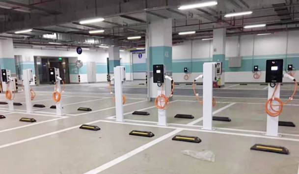 深圳拾悅城充電站7KW交流充電樁項(xiàng)目