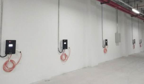 中山國(guó)際花城充電站7KW交流充電樁項(xiàng)目案例